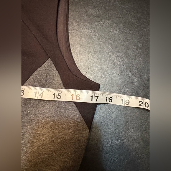 White House Black Market Asymmetrical Blue Gray Sheath Dress - Picture 11 of 12